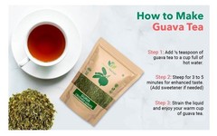 Guava Leaf Tea 8 oz | Crushed & Dried Leaves | Hair Growth, Skin & Nail Health