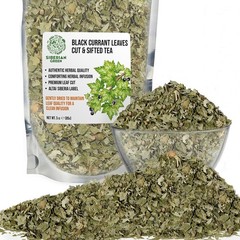 Black Currant Leaf Tea Loose Leaf Wild-Grown Ribes Nigrum Herbal Tea 3 oz
