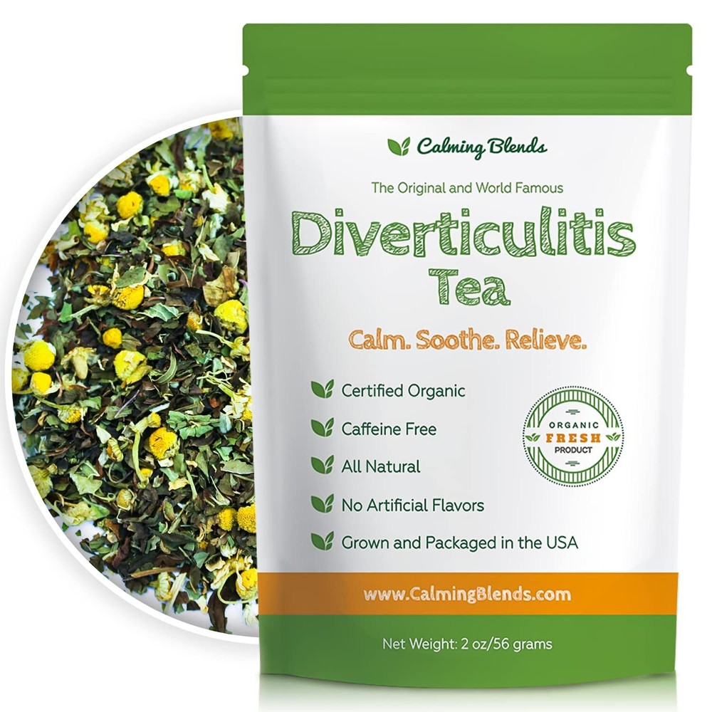 Diverticulitis Tea | Te Organico De Hojas Sueltas, Sin Cafeina | 36 C