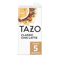 TAZO Classic Chai Latte, Black Tea Concentrate, Easy-to-Serve Caffeinated Cha…