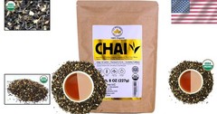 Ceylon Classic Chai Tea – 100% Organic Ingredients | 8oz | Brews 110+ Cups