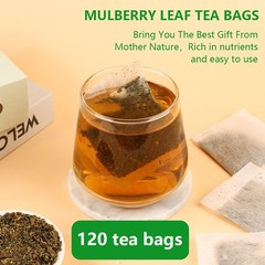 MULBERRY LEAF HERBAL TEA bags- Cluten-Free – 120 Tea Bags