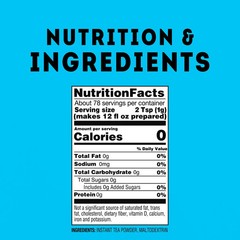 Lipton Unsweetened Black Tea Iced Tea Mix, 28 Quarts FREE FAST SHIPPIN