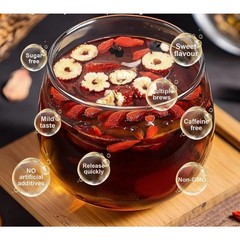 Kidney Tea Formula Ginseng Five Treasure Tea 30 Bags Mulberry Herbal Tea Bags