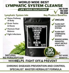 TIKTOK VIRIAL ALKALINE ORGANIC LYMPHATIC SYSTEM UNCLOG DETOX CLEANSE HEALTH TEA