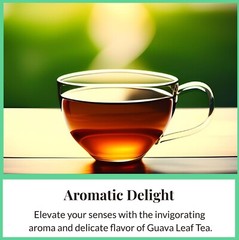 Organico Te Guayaba, Dried Guava Leaves, Hoja De Guayaba, Weight loss Tea 75Bags