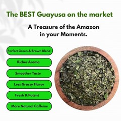 Pacha Guayusa Tea 2LB Organic Loose Leaf 66mg Caffeine Energy Blend