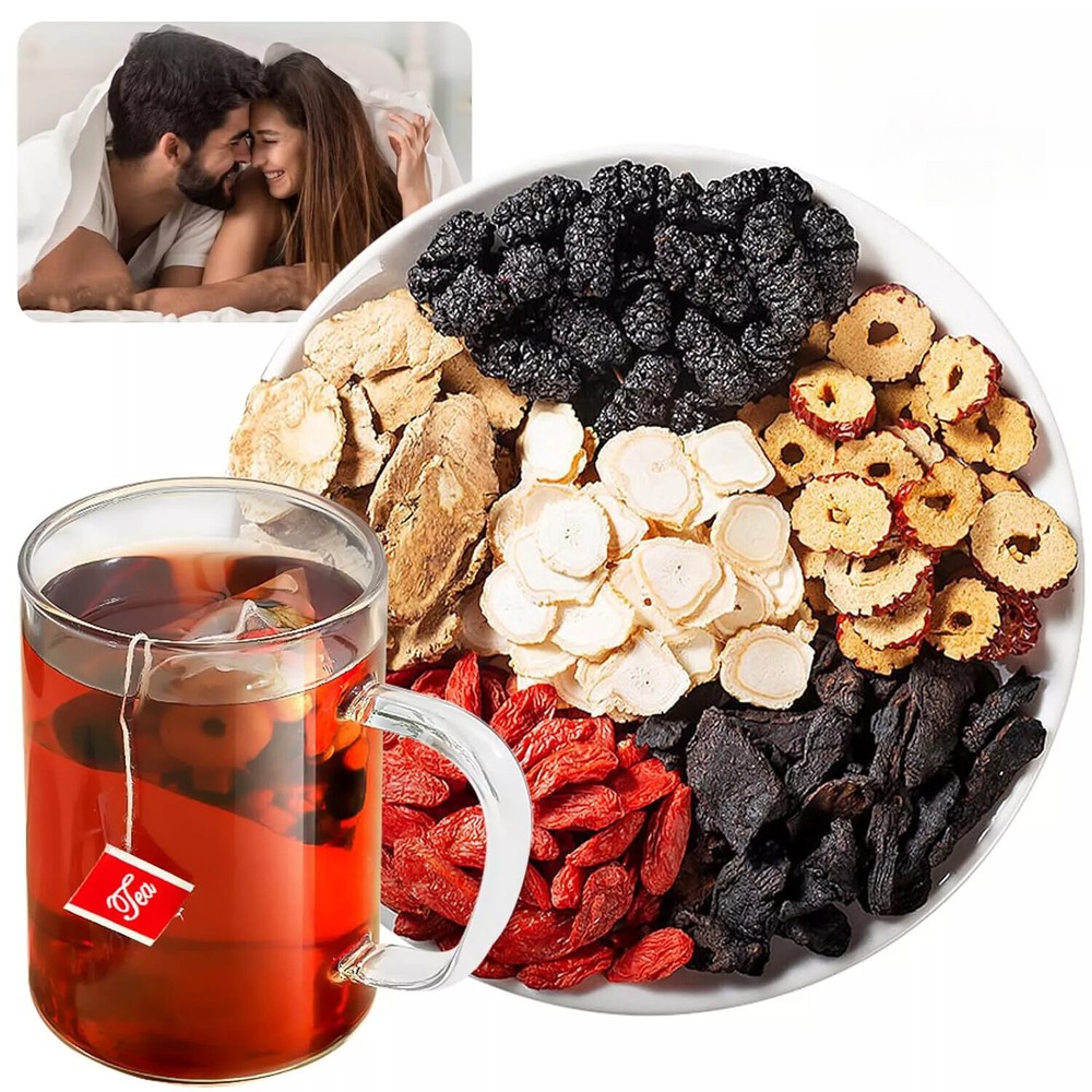 Ginseng Red Dates Wolfberry Mulberry Tea Natural Kidney Treasure Tea 30 Bags