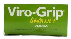 VIROGRIP TE LIMON AM DIA Gripe tos Flu Congestion Nasal Fiebre Dolor Cabeza 24 S