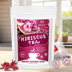 Organic Hibiscus Tea Bags, 100% Pure Dried Hibiscus Flower Tea, Te De Hibisco