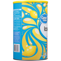 Great Value Natural Lemon Flavor Iced Tea Drink Mix, 66.1 Oz