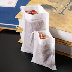 Disposable White Non-Woven EMPTY Tea Bags Drawstring Filter Bags for Spices LOT