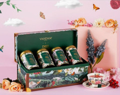 Vahdam Tea, Emily in Paris Tea Entourage Collection of 4 Teas, Limited Edition