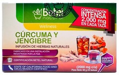 Turmeric and Ginger Tea (Te de Curcuma y Jengibre) by Betel Natural – 24 Tea Bag