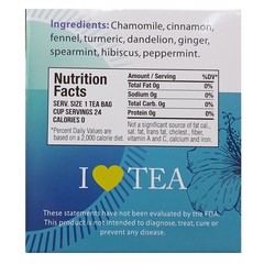 Mother Earth Liver Detox Herbal Tea Blend Caffeine Free 48 Tea Bags
