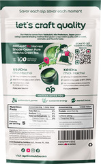 Japanese Green Tea Powder CEREMONIAL GRADE MATCHA 100g – no additives, green tea
