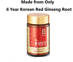 6 Year Korean Red Ginseng Root Powder 120g