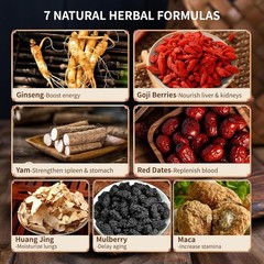 Té de Ginseng de los Cinco Tesoros – Energía y Vitalidad Natural – 25 Bolsitas