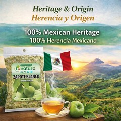 Zapote Blanco Herbal Tea 4 oz- 100% Natural White Sapote Leaves from Mexico