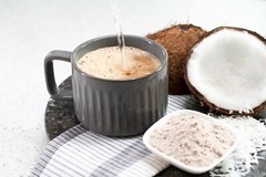 CAcafe Coconut Tea, Green Tea Infused with Coconut 19.05oz