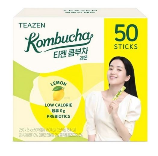 Teazen Kombucha Lemon 5g x 30 Sticks | Korean Kombucha Drink Powder | K-FOOD