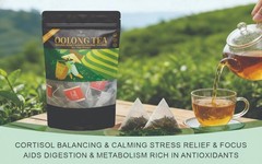 Nutricas Tea Organic Oolong | 30 BAG | Cortisol&Stress, Digestion and Metabolism