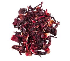 Organic Dried Hibiscus Flowers (Premium Cut & Sifted) – 2 lb, Caffeine-Free