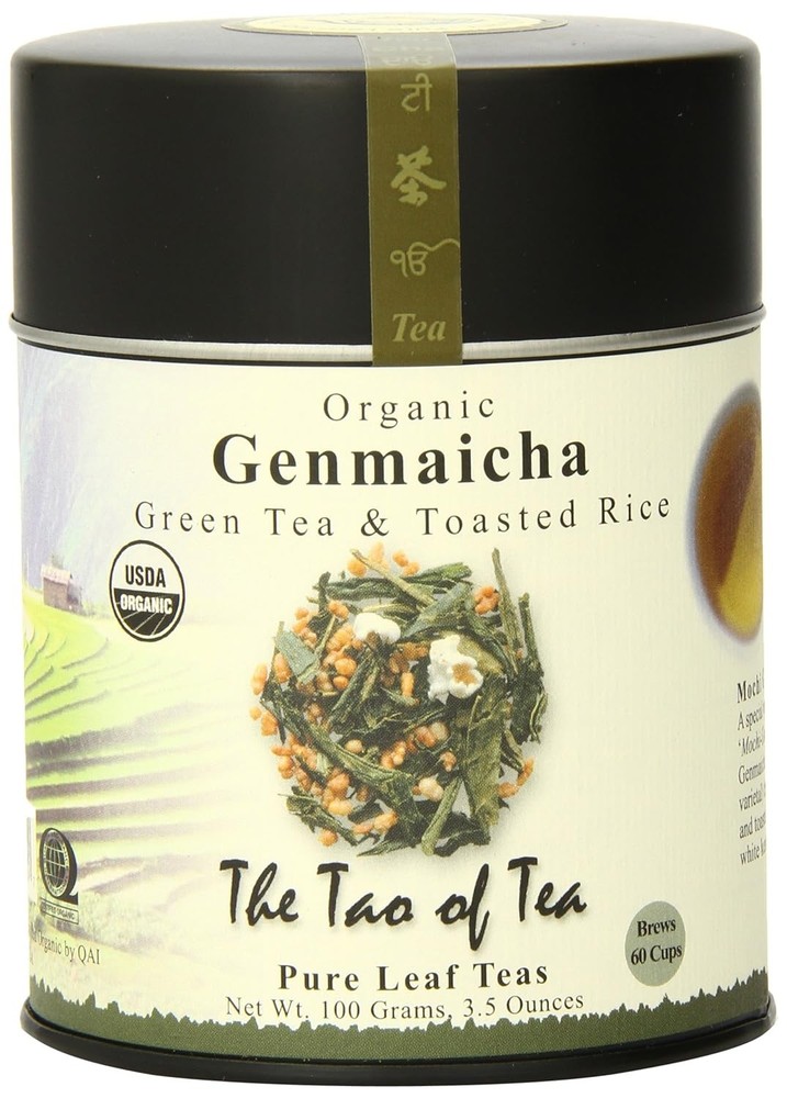 The Tao of Tea, Genmaicha Green Tea And Toasted Rice, 3.5 Ounce (Pack 1)