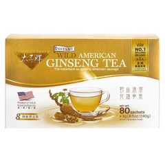 Wild American Ginseng Instant Tea, 80 sachets-Prince of Peace