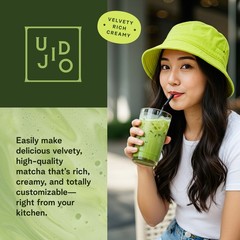 Ujido The Path of Zen Japanese Matcha Green Tea Powder Ceremonial Blend (2 oz)