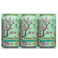 Arizona Green Tea with Ginseng and Honey, 11.5 Fl Oz Cans (12-Pack)