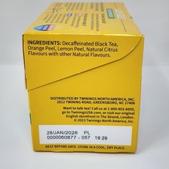 Twinings Lady Grey Decaffeinated Black Tea (120 Tea Bags) Exp 01/2028