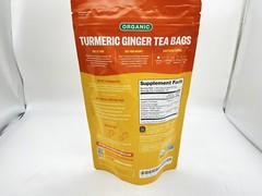 Organic Turmeric Ginger Tea – Eco-Conscious Tea Bags – 100 Count