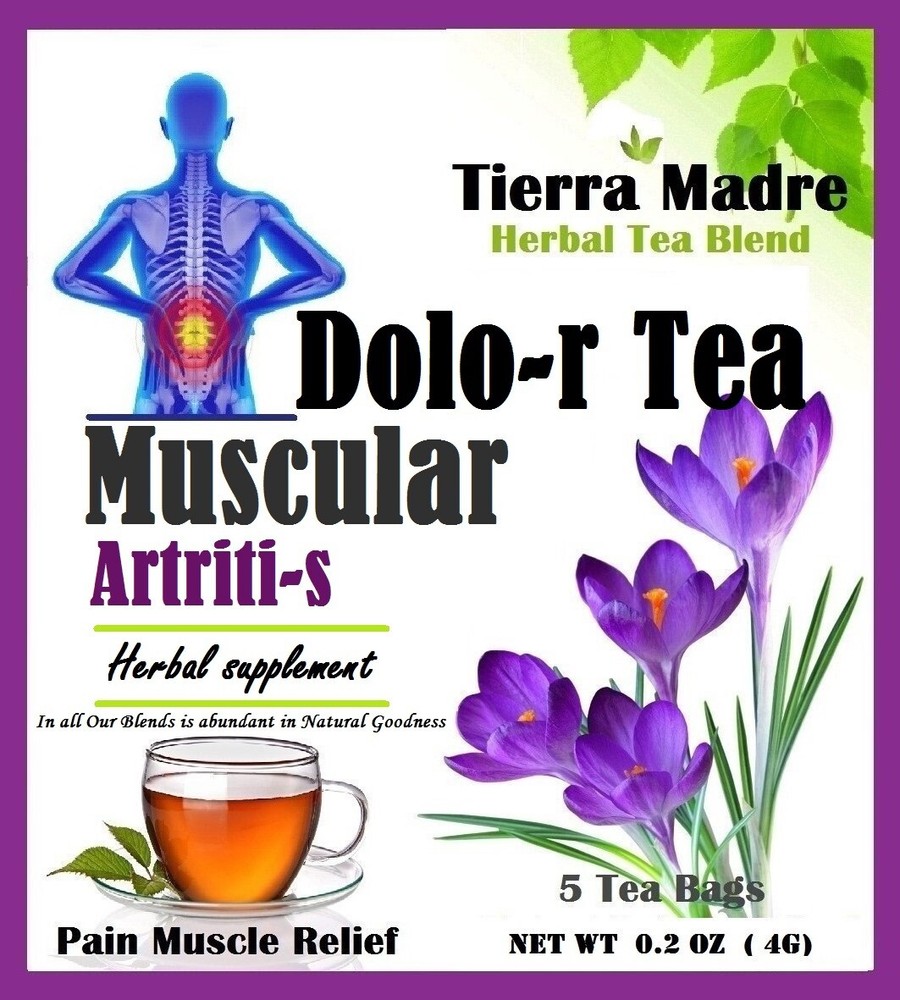 Tierra Madre,Dolor Tea,Muscular Artriti-s,Herbal Supplement (20 tea bags)