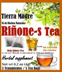 Tierra Madre ,Riñone-s Tea, kidney Relief Tea (20 tea bags)