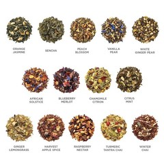 Single Steeps Loose Leaf Tea Sampler, Assorted Variety Tea Box, 15 Single Ser…