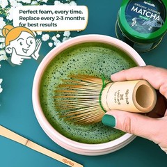 Bamboo Whisk Creamy Matcha Lattes Traditional Japanese Tea Ceremony Tool New