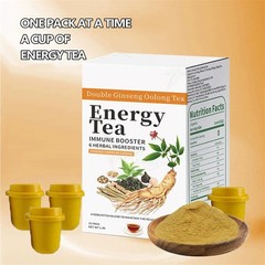 Energy Tea Immune Booster Ginseng Oolong Tea, Kidney Liver Tea For Women & Men