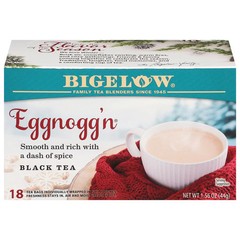 Bigelow Eggnogg’n Tea – 18 Per Box – (3) Boxes Total