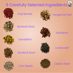 Dandelion and Wolfberry Herbal Tea 120g Detox Blend, Liver and Kidneu Support