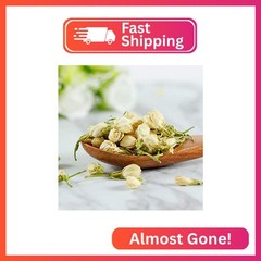 CoolCrafts Dried Jasmine Flowers Bulk Dry Jasmine Buds for Tea, Baking, Crafts-