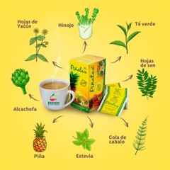PINALAX Herbal Tea | 100% Natural Pineapple Blend | 30 Tea Bags | Naturally Aids