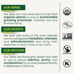 Organic Lemon Balm Tea Bags 16 Count Kosher Non-GMO Caffeine-Free Compostable
