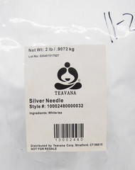 TEAVANA Original SILVER NEEDLE Bagged White Loose Tea 2lb/ 32oz FACTORY SEALED