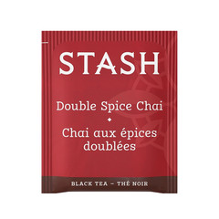 Tea Double Spice Chai Black Tea, Box of 100 Tea Bags (Packaging May Vary)