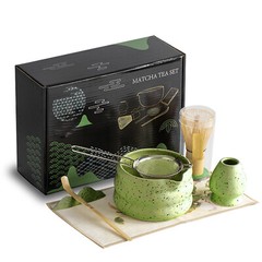 7pcs Japanese Matcha Tea Set Whisk Tea Ceremony Kit Tea Making Tool Kit Gifts.