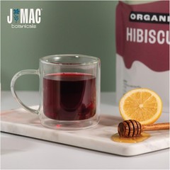 J Mac Botanicals, Organic Hibiscus Flower 4 ounce, Hibiscus tea, cut & sifted…