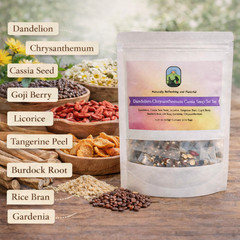Dandelion Wolfberry Liver Support Tea Cassia Seed Herbal Tea by Vitals Herb