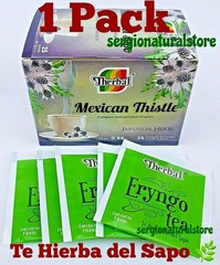 Te Hierba del Sapo Therbal Mexican Thistle Tea 25 Bags 0.03 oz Made In Mexico