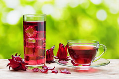 Organic Hibiscus Tea – 8 Oz, Loose Leaf, Cut and Sifted – 100% Egyptian Hibiscus
